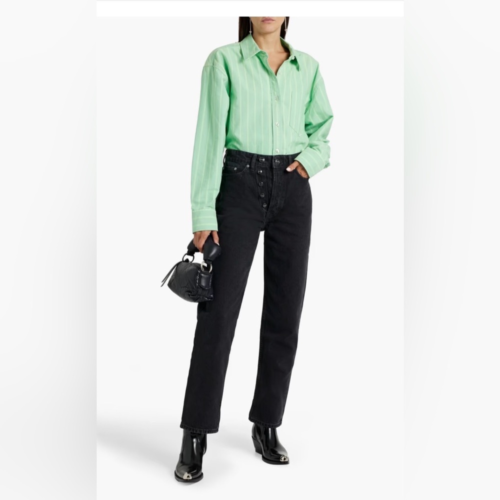 Ganni Black High Rise Jeans